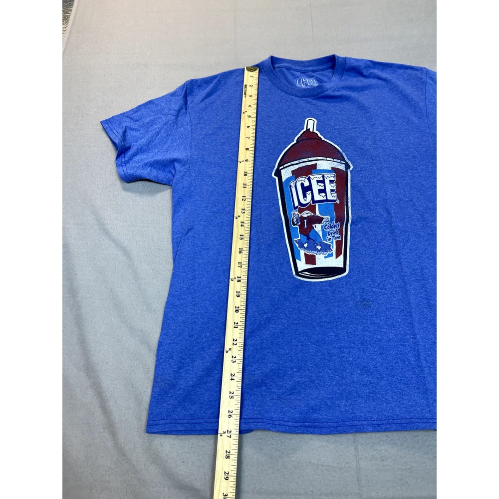 Icee Polar Bear Shirt T Shirt Large  Blue Coldest Drink‎ in Town - Picture 4 of 9